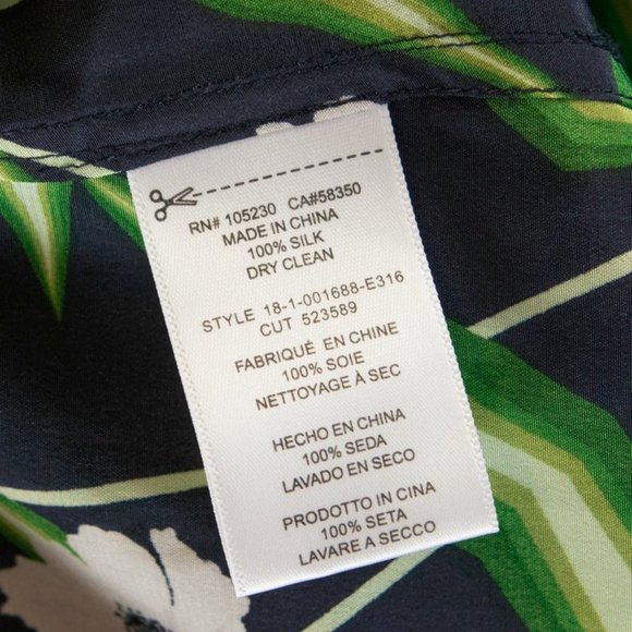 *SOLD* Equipment Brett Eclipse-Multicoloured Printed Washed-Silk Mini Dress - Picture 8 of 9